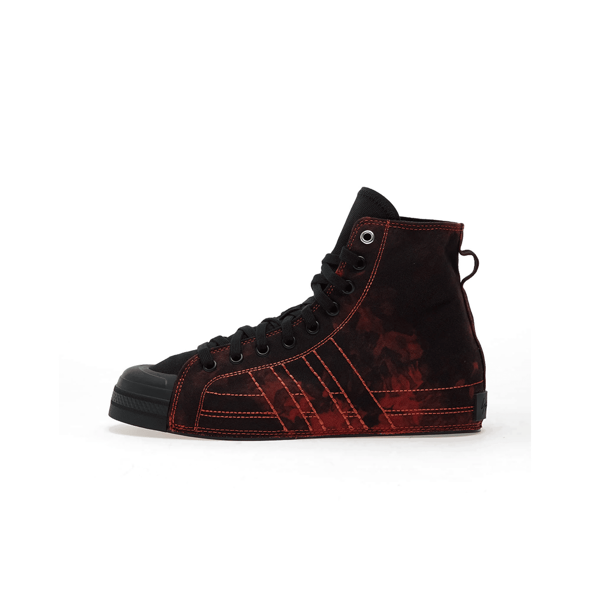 Y-3 Nizza Hi "Black/Tribe Orange/Black" | JQ8819