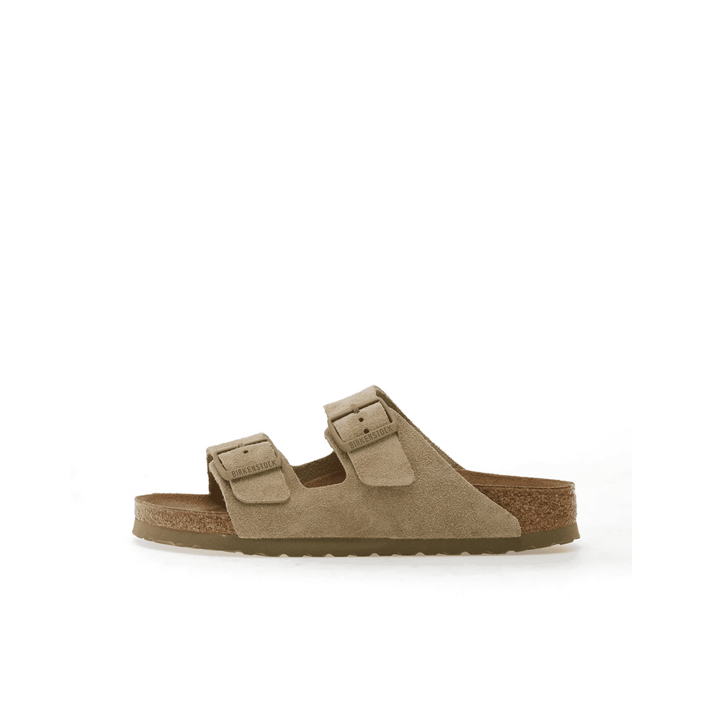 Birkenstock Arizona Suede Leather "Faded Khaki" Sandal | 1032061