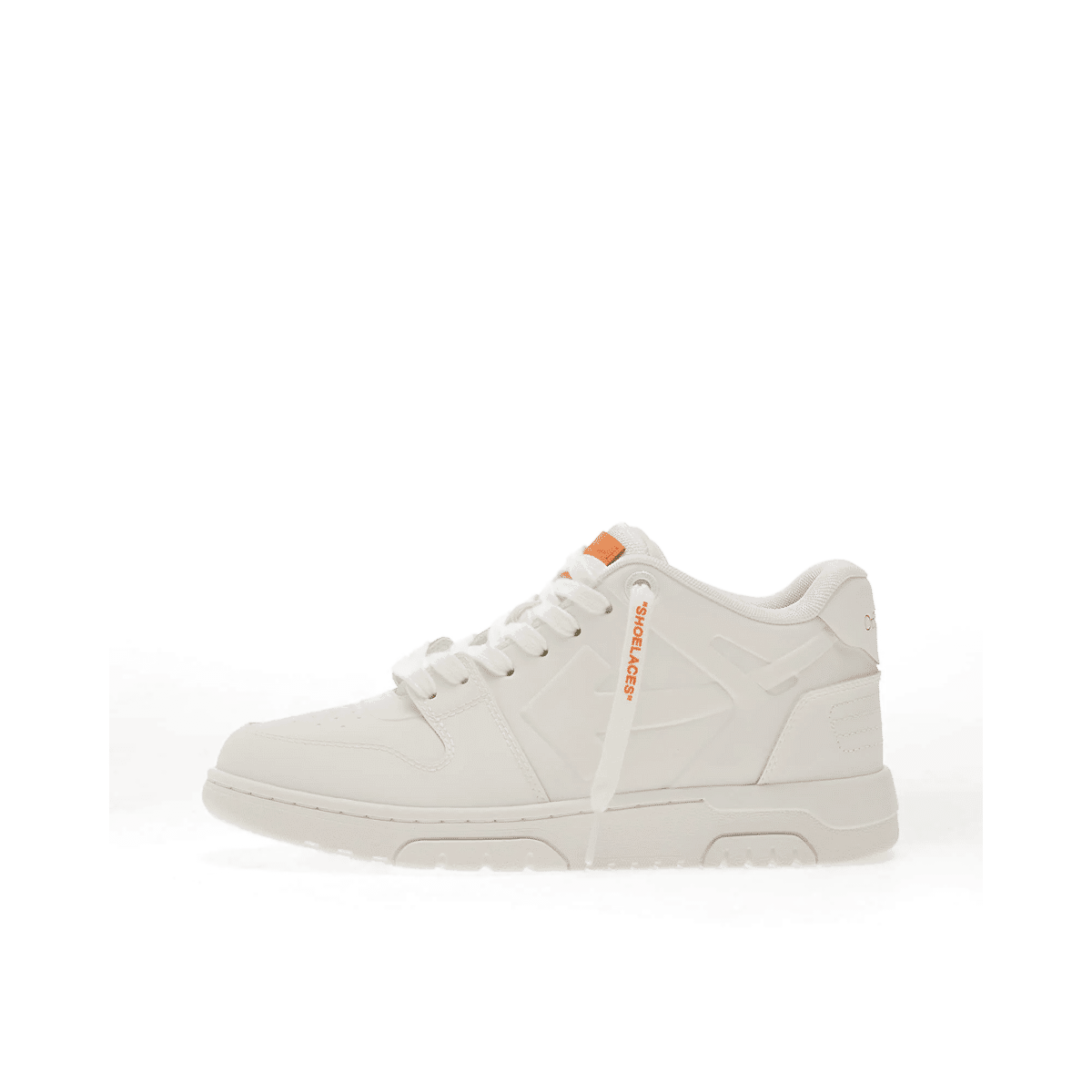 Off-White Out Of Office Molded "White/Orange" | OWIA259S26MAT0010120