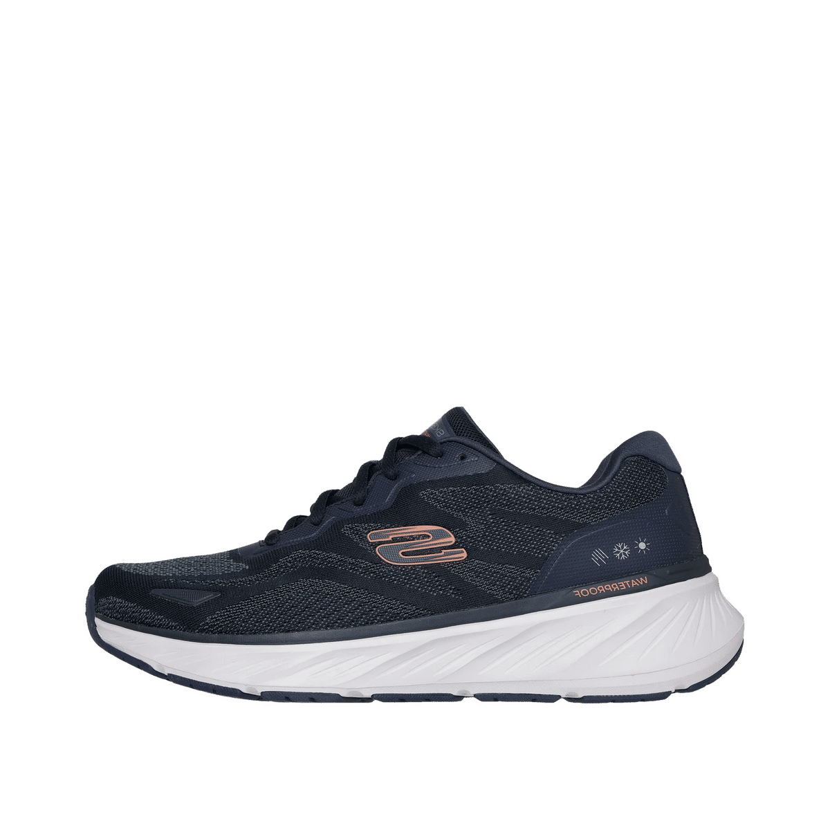 Skechers Waterproof Relaxed Fit Edgeride - Konzo "Navy/Orange" | 232842NVOR