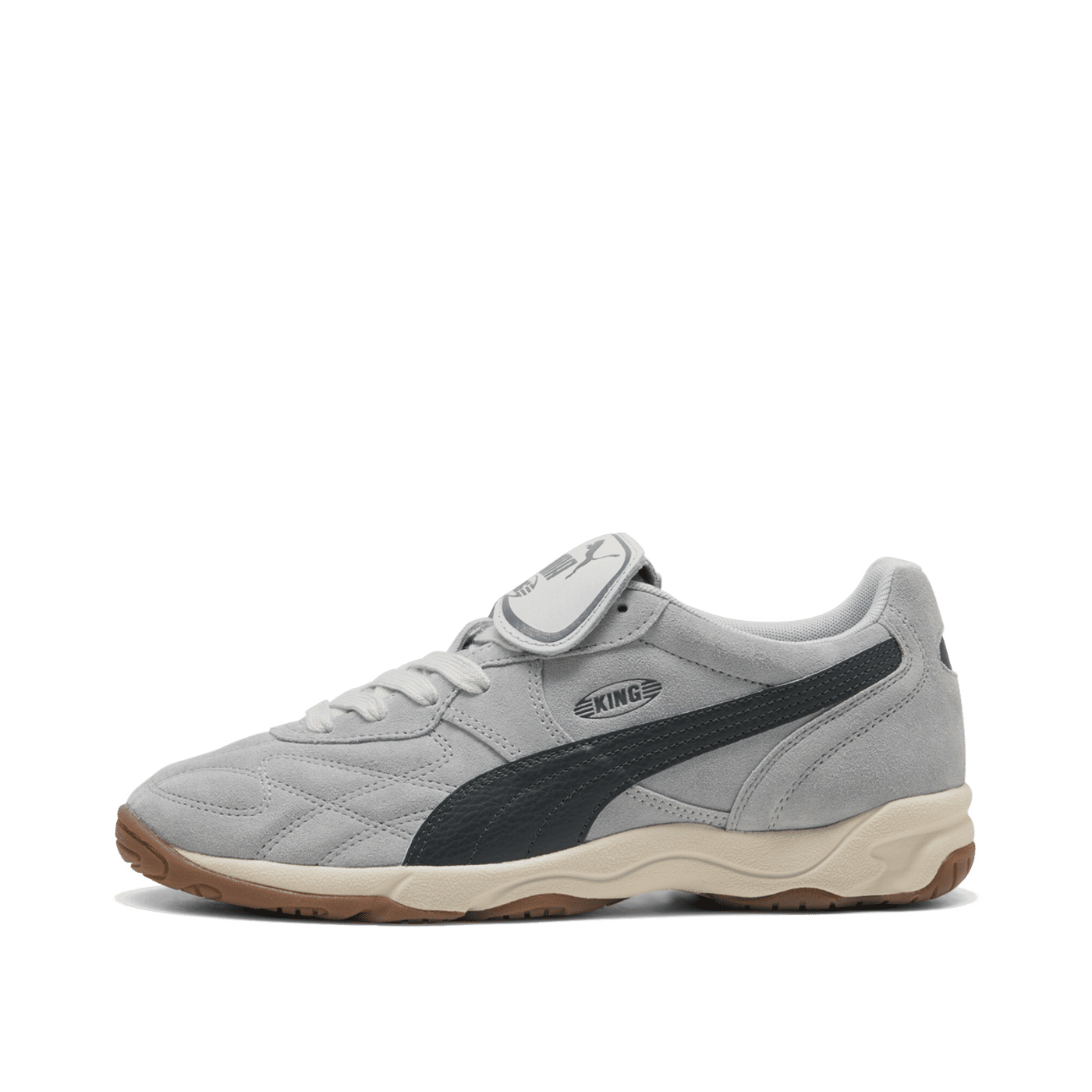 PUMA King Indoor Suede "Gray Echo/Alpine Snow" | 404280-01