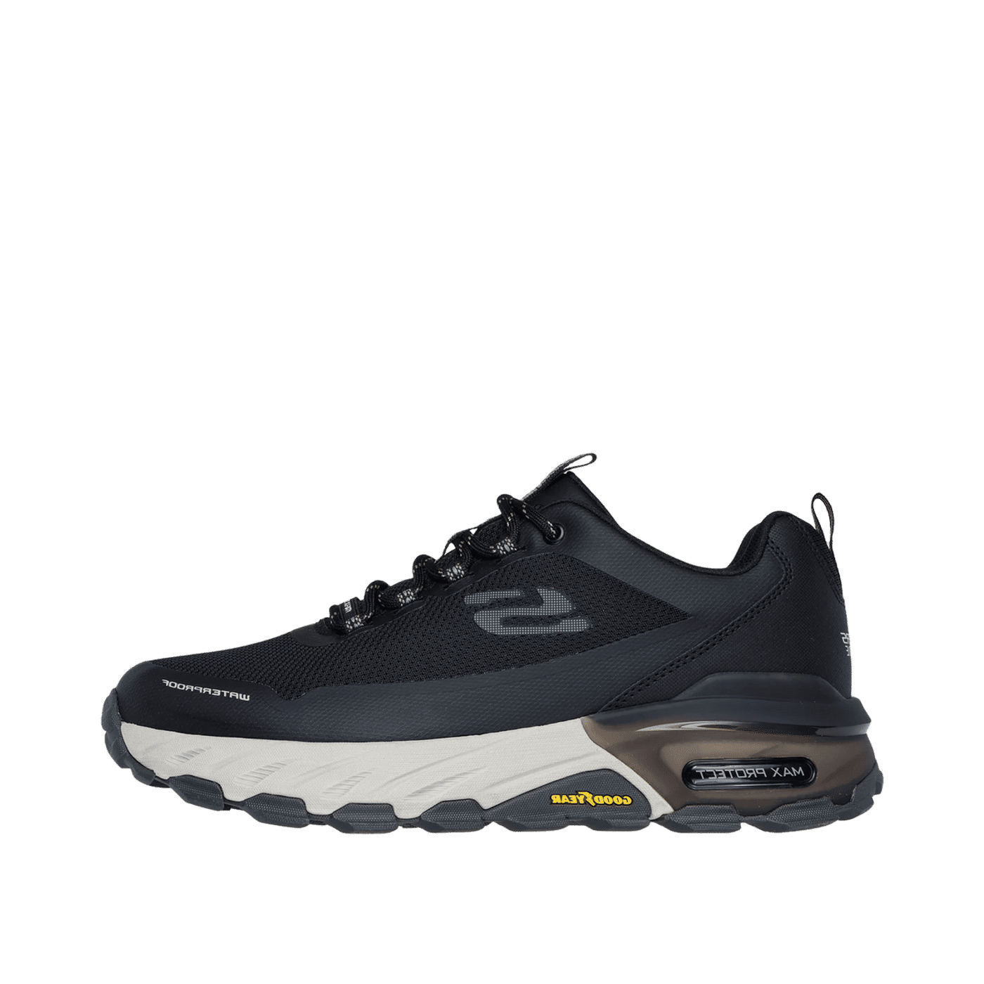 Skechers Waterproof Max Protect - Fast Track "Black/Grey" | 237304BKGY