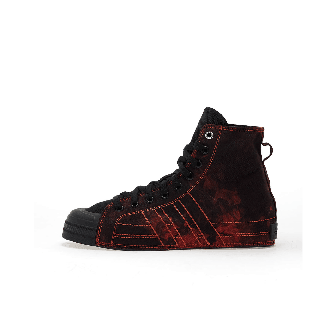 Y-3 Nizza Hi "Black/Tribe Orange/Black" | JQ8819