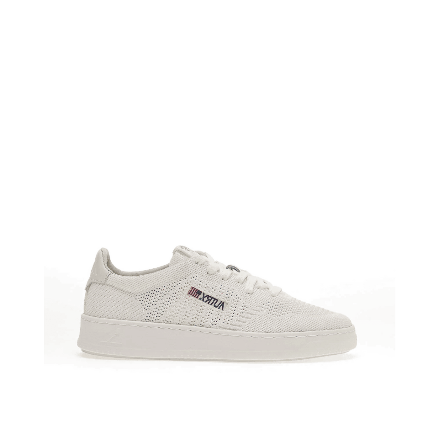 Autry Easeknit LOW "Knit/Leather White" | EKLMKN01