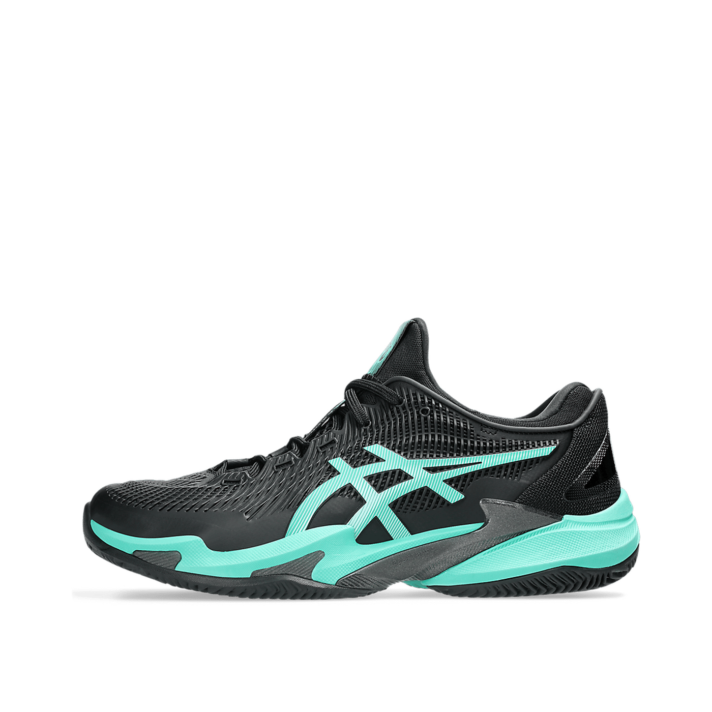 ASICS Court FF 3 Clay "Black/Aurora Green" | 1041A371-002