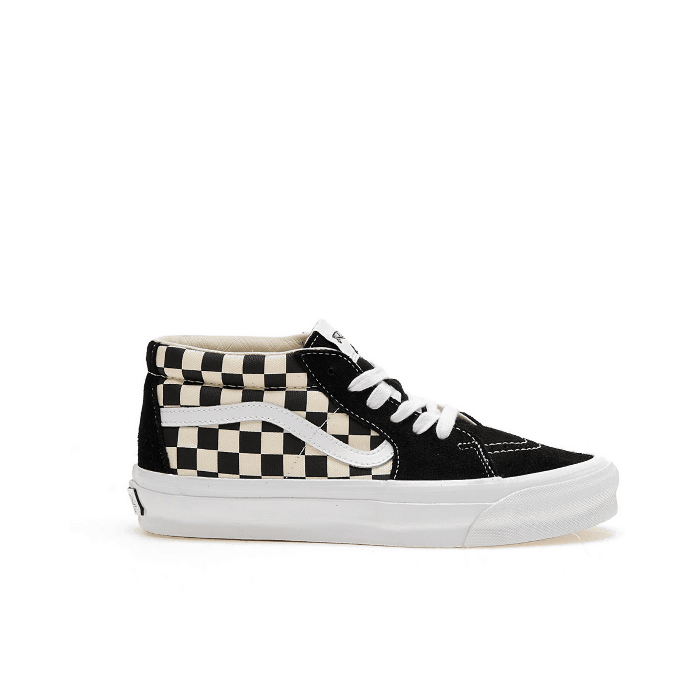 Vans Sk8-Mid Reissue 83 LX "Checkerboard Black/Off White" | VN000CQQ2BO1