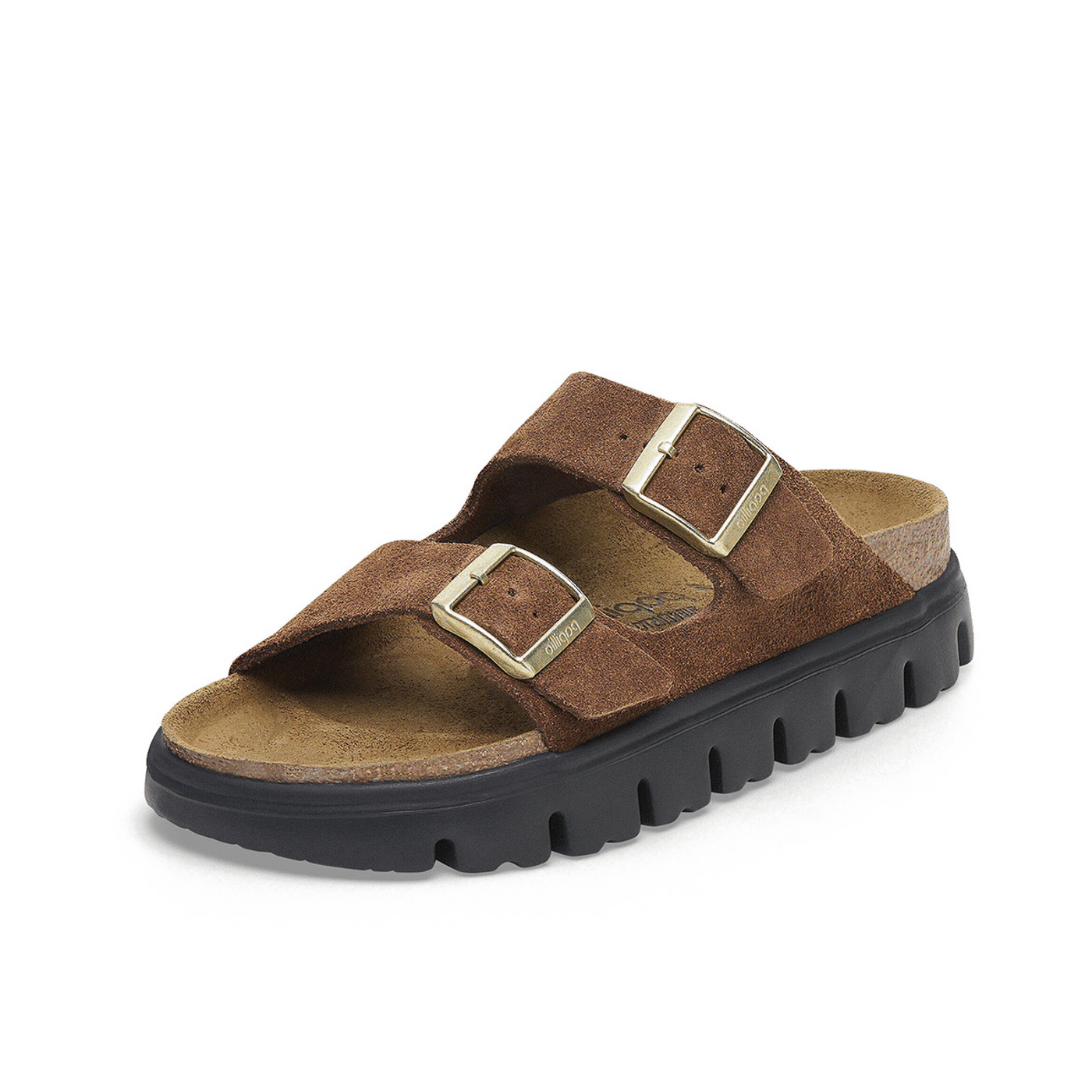Birkenstock Arizona Chunky Suede Womens Narrow "Brown" | 1028389