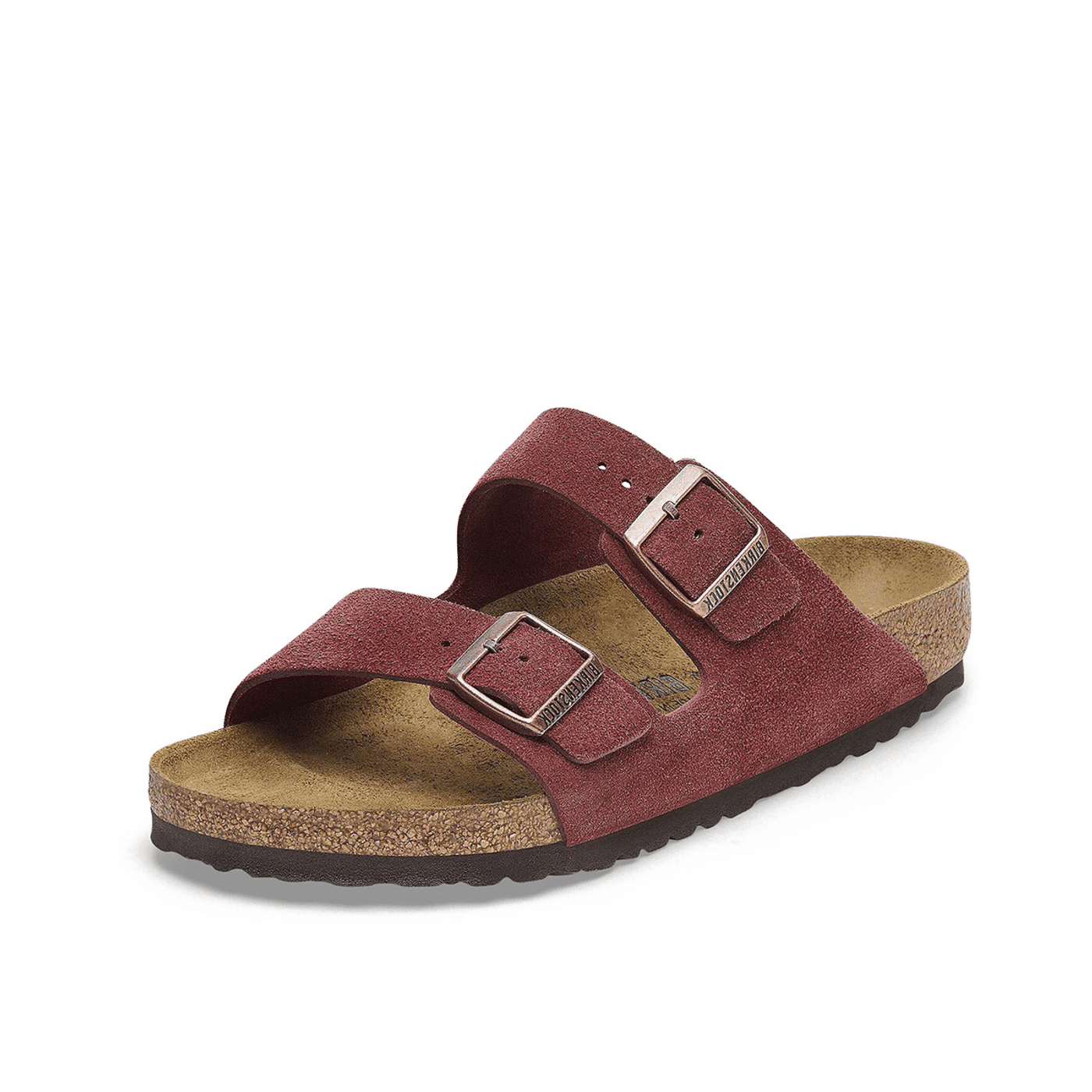 Birkenstock Arizona Suede Leather Regular Fit Unisex "Burgundy" | 1028353