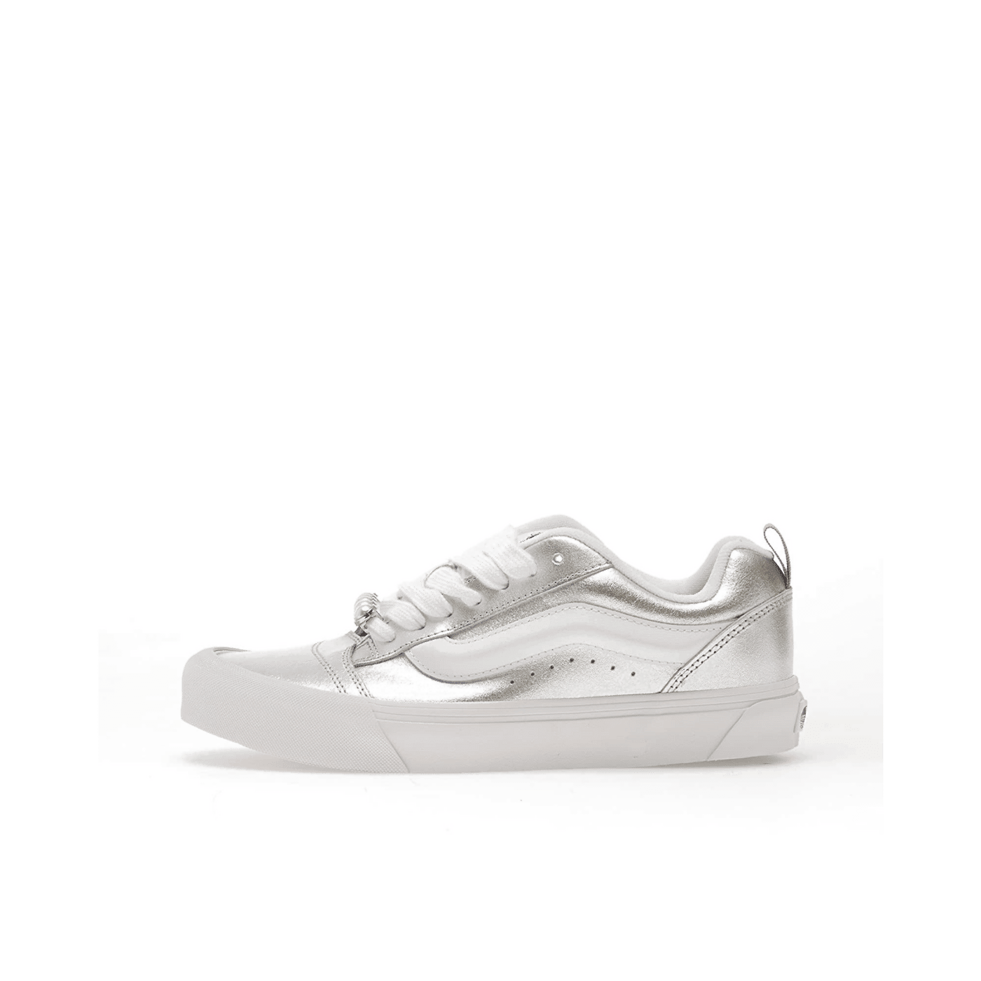 Vans Knu Skool "Metallic Leather Silver" | VN000E9XSLV1