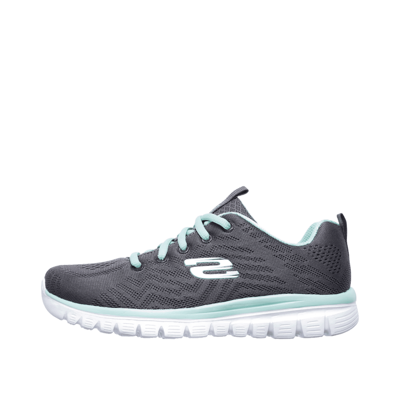 Skechers Graceful - Get Connected "Charcoal/Green" | 12615CCGR