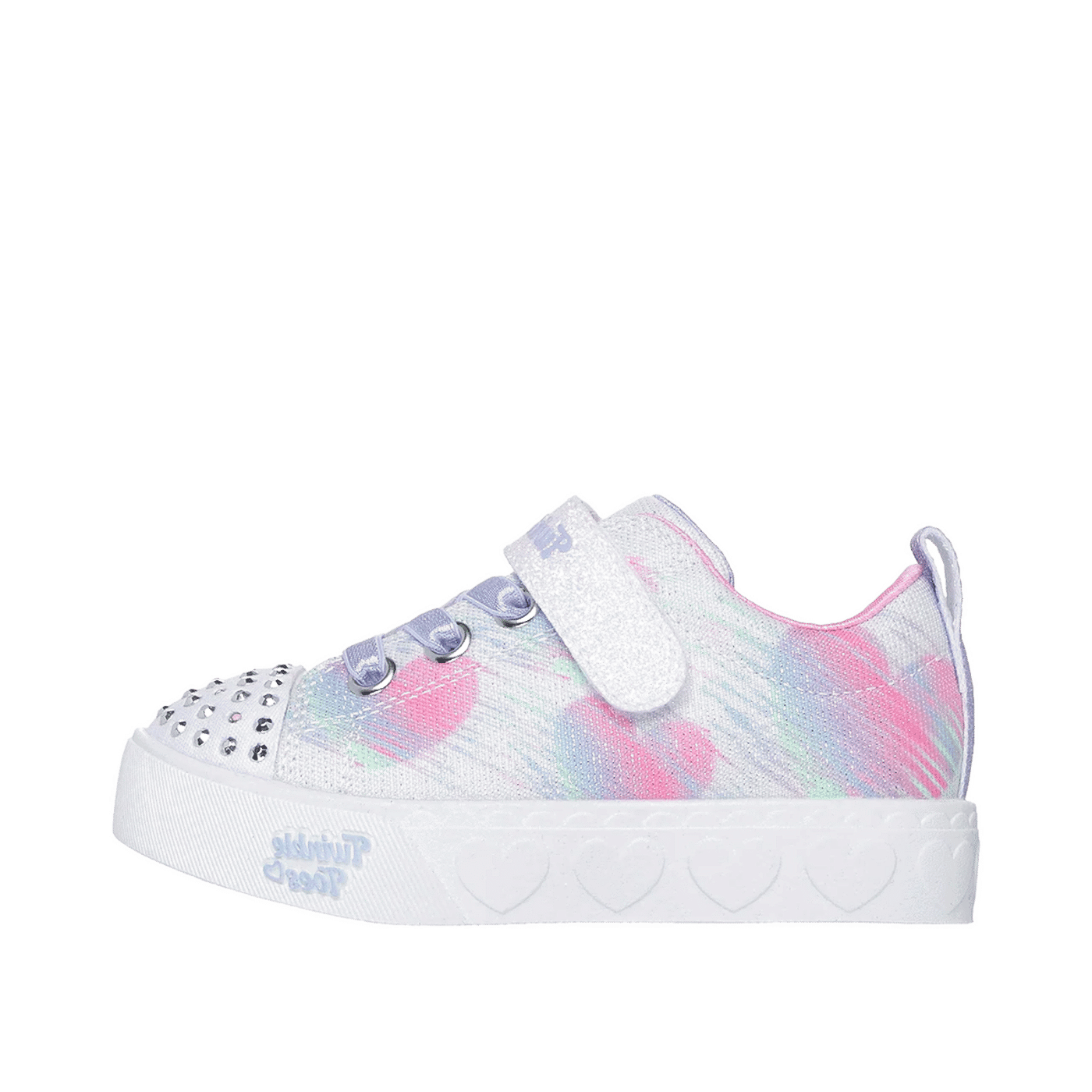 Skechers Twinkle Toes Heart Steps "White" | 314621NWMLT