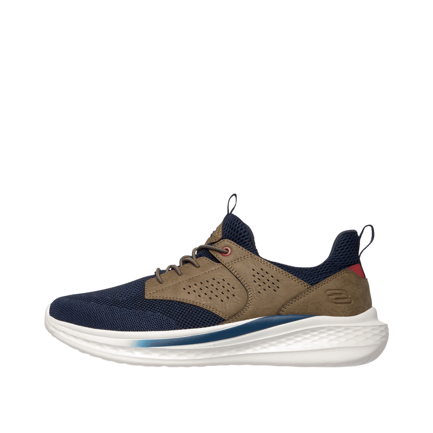 Skechers Slade - Breyer "Navy/Brown" | 210892NVTN