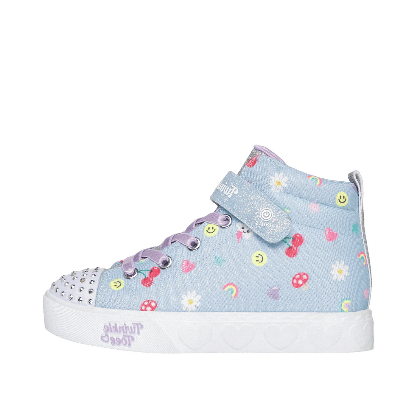 Skechers Twinkle Toes Heart Steps Icon Party "Light Blue" | 314622LLBMT