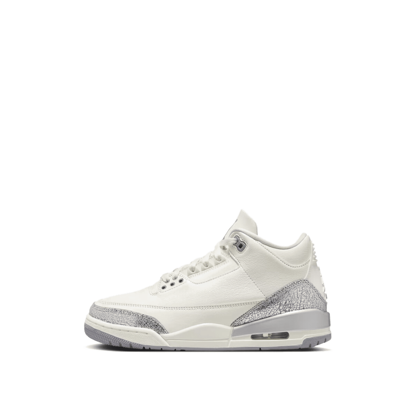 Wmns Air Jordan 3 Retro 'Sail Metallic Silver' | Cream | Women's Size 6.5