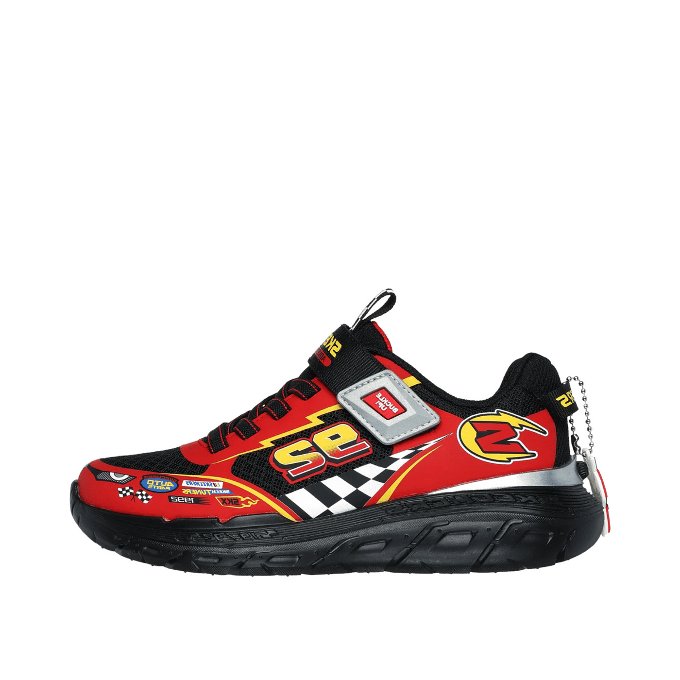 Skechers Skech Tracks "Black/Red" | 402303LBKRD