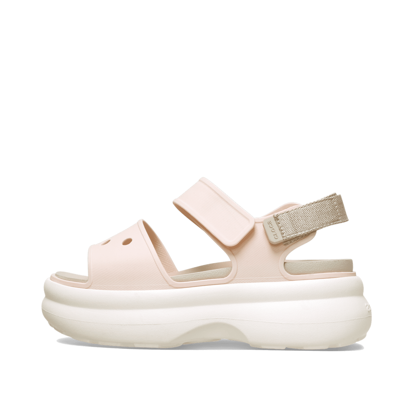 Crocs Soho Shimmer Y Strap "Peach Ice/Frappe/Chalk" | 21328786U
