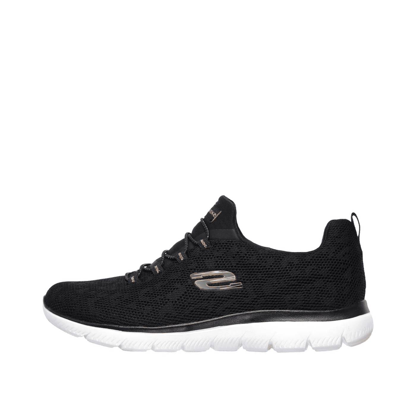 Skechers Summits Leopard Spot "Black/Rose Gold" | 149037BKRG