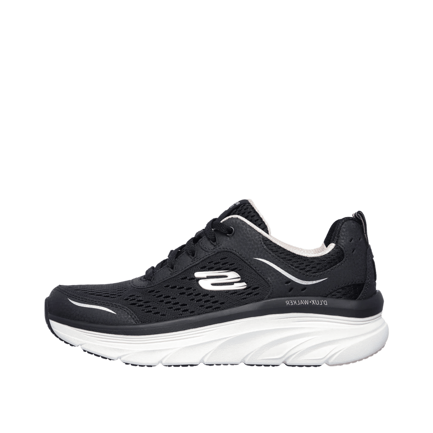 Skechers Relaxed Fit D'Lux Walker Infinite Motion "Black/Pink" | 149023BKPK