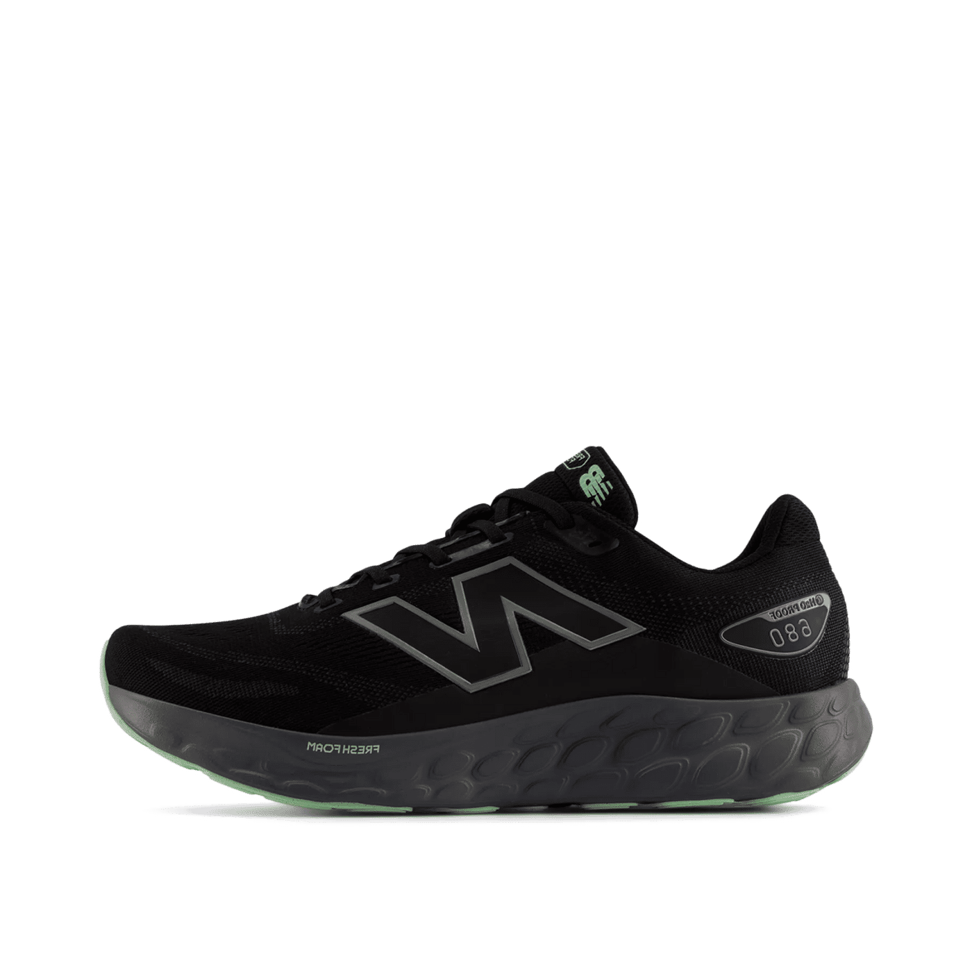 New Balance Fresh Foam 680 v8 Waterproof "Black/Grey/Green" | M680WBK8