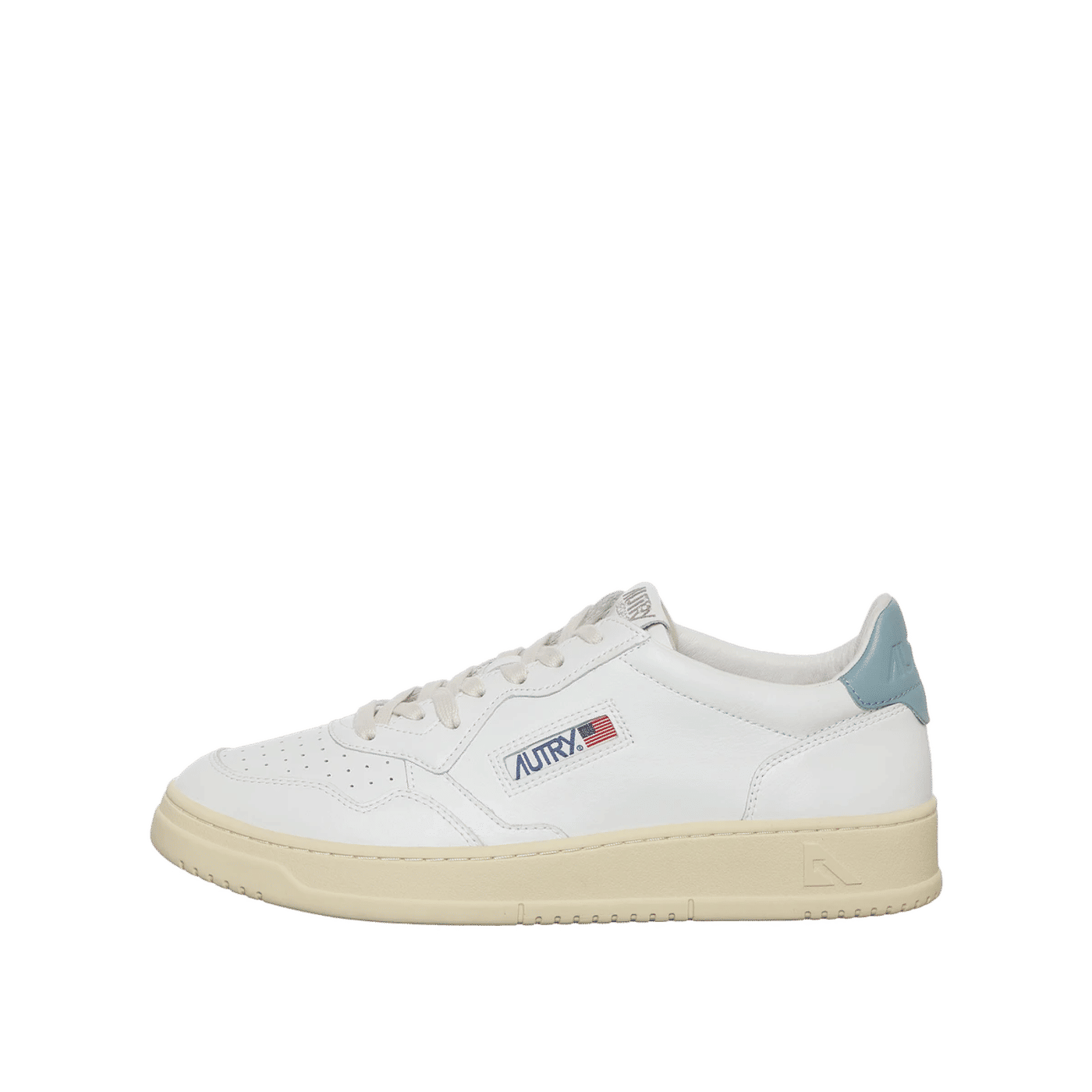 Autry Medalist Low "White/Silver Blue" | AULMLL79