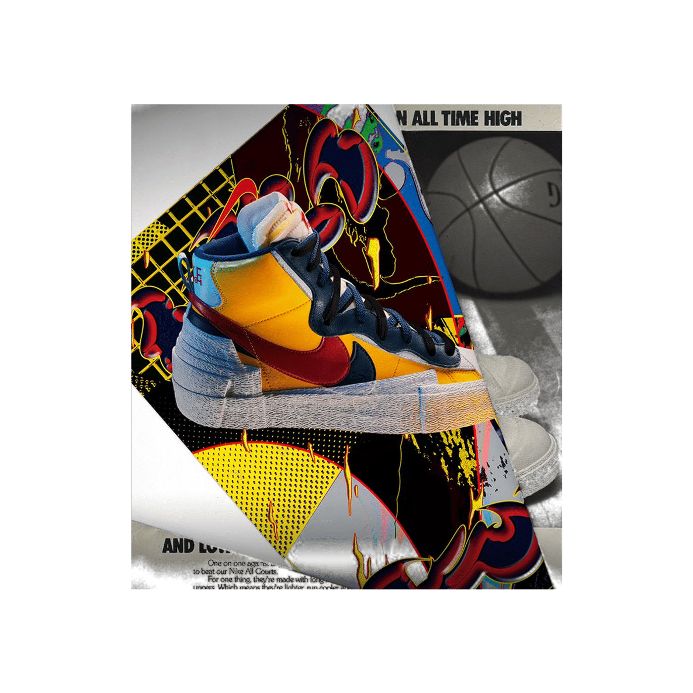 Nike Blazer Mid sacai Snow Beach