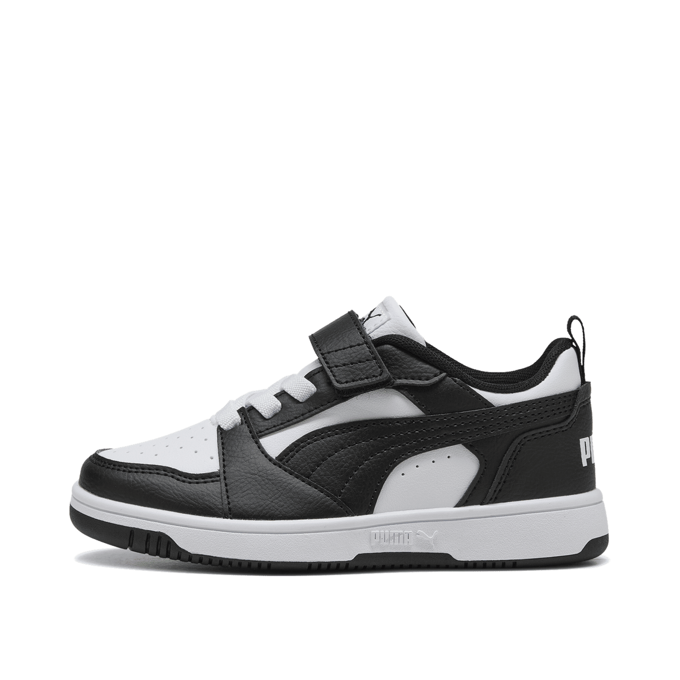 Puma Rebound V6 Lo Kids "White/Black" | 397419-01