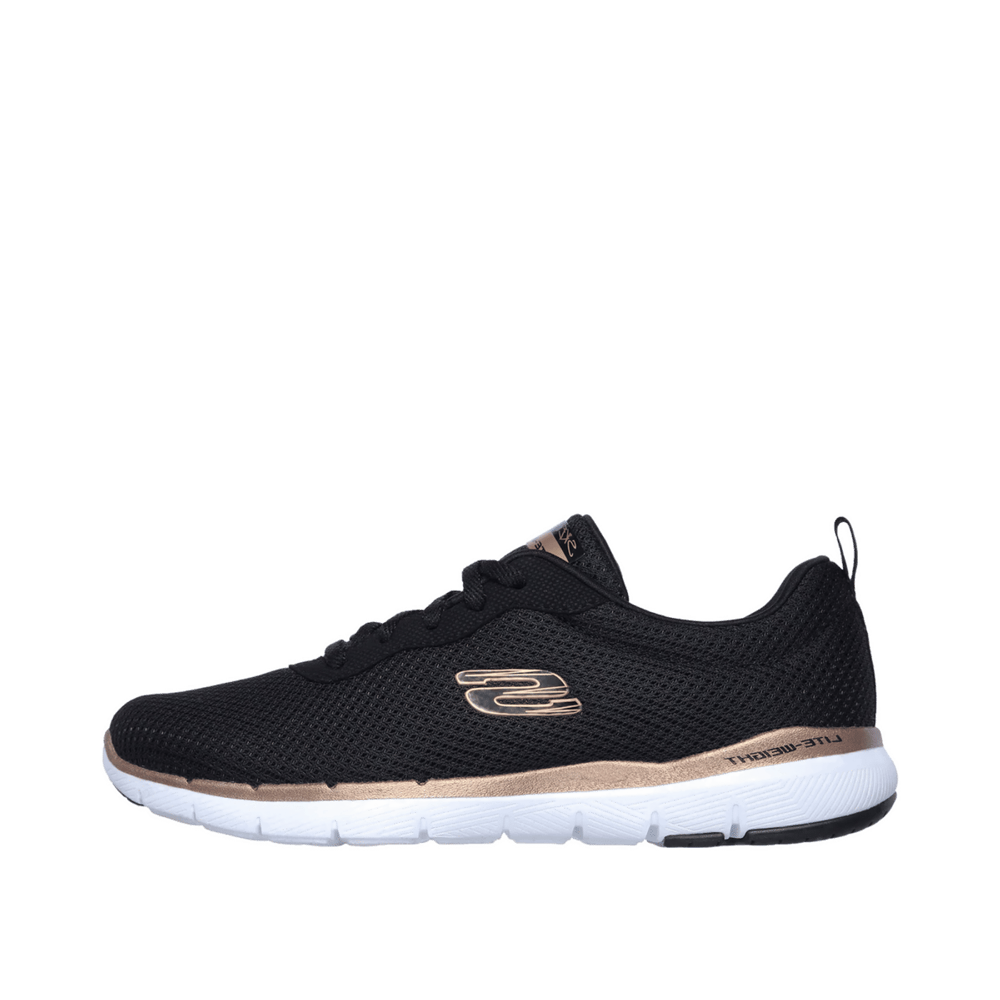 Skechers Flex Appeal 3.0 - First Insight "Black/Rose Gold" | 13070BKRG