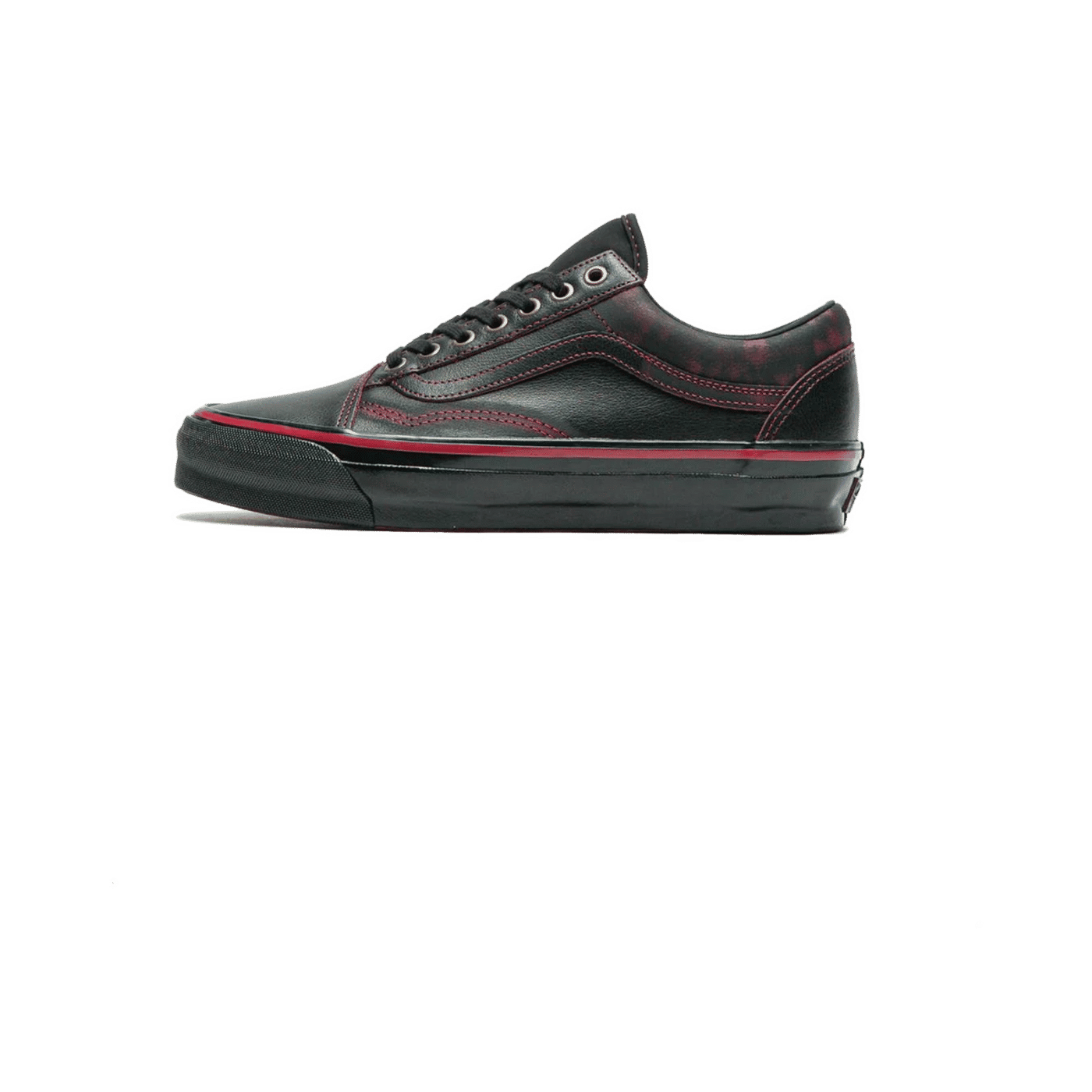 Vans LX Old Skool Leather "Dark Red/Black" | VN000EDAKRK1