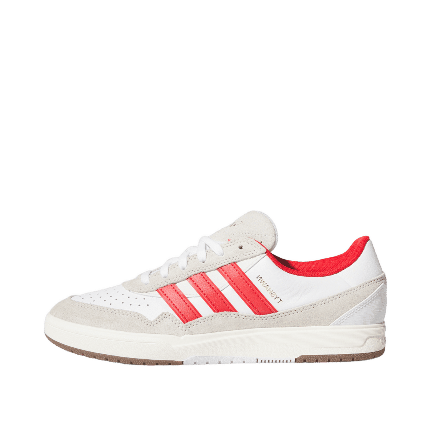 Adidas Tyshawn II "Cloud White / Better Scarlet / Chalk White" | HQ4730