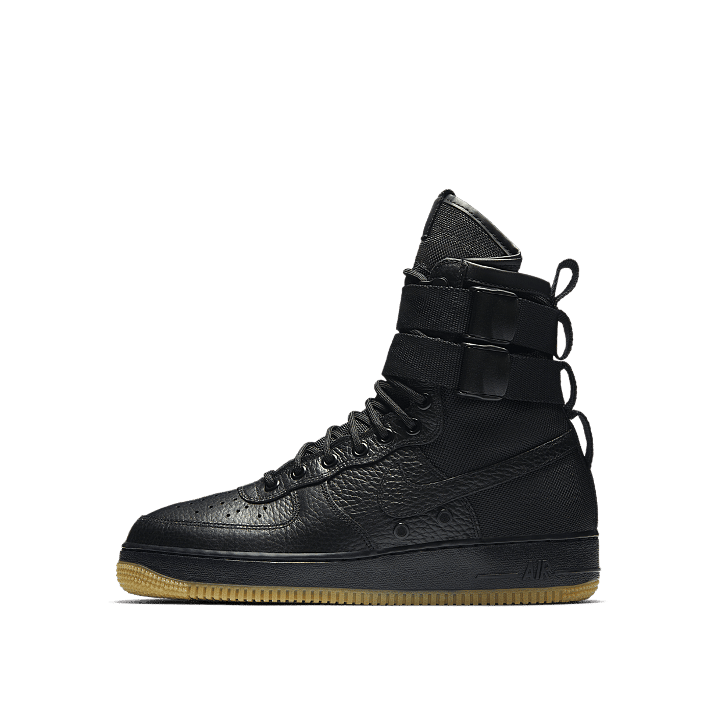 Nike SF AF1 'Black &amp; Gum' Black/Black/Black/Black 864024-001