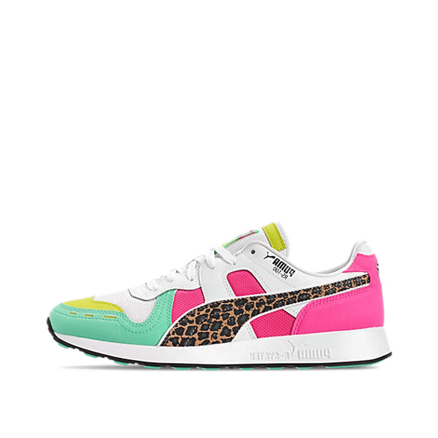 Puma RS-100 Party Zebra White/Biscay Green-Knockout Pink 368292-01