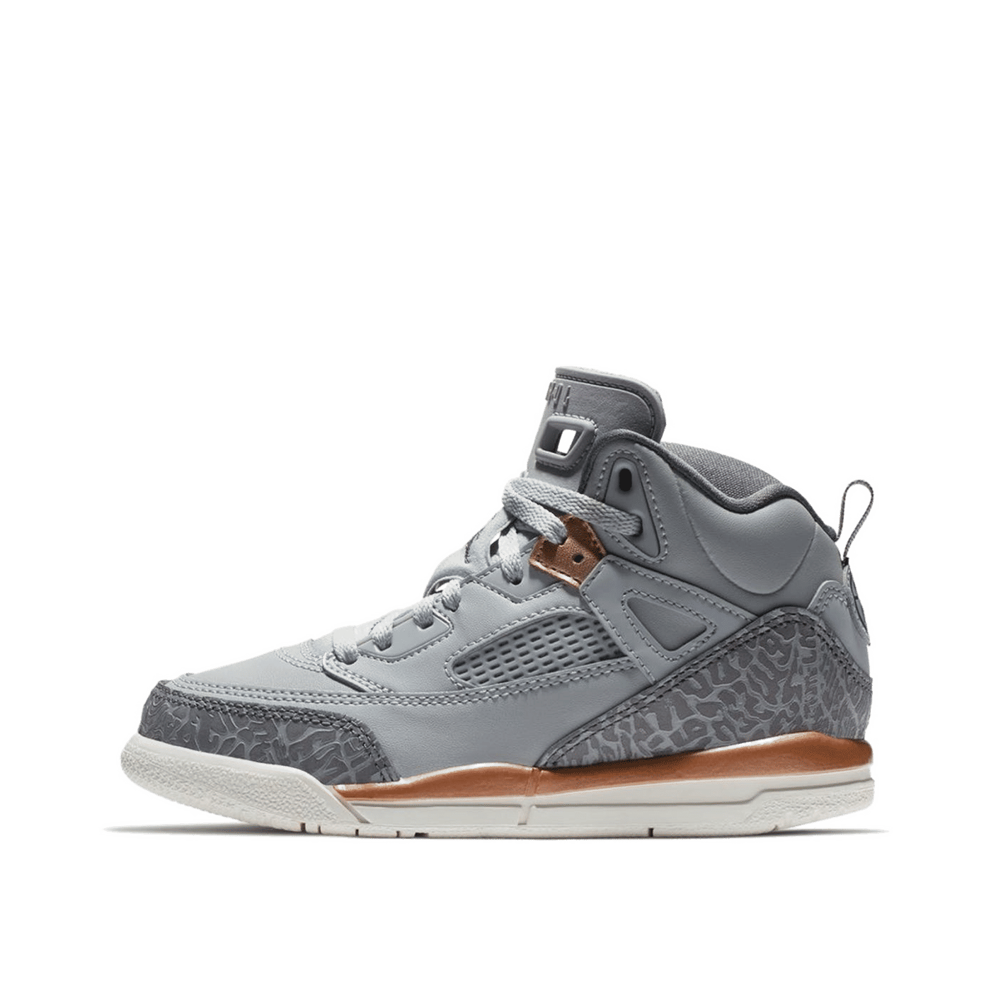 Jordan Spizike (PS) "Wolf Grey/Dark Grey-Metallic Red Bronze-Sail" | 535708-018