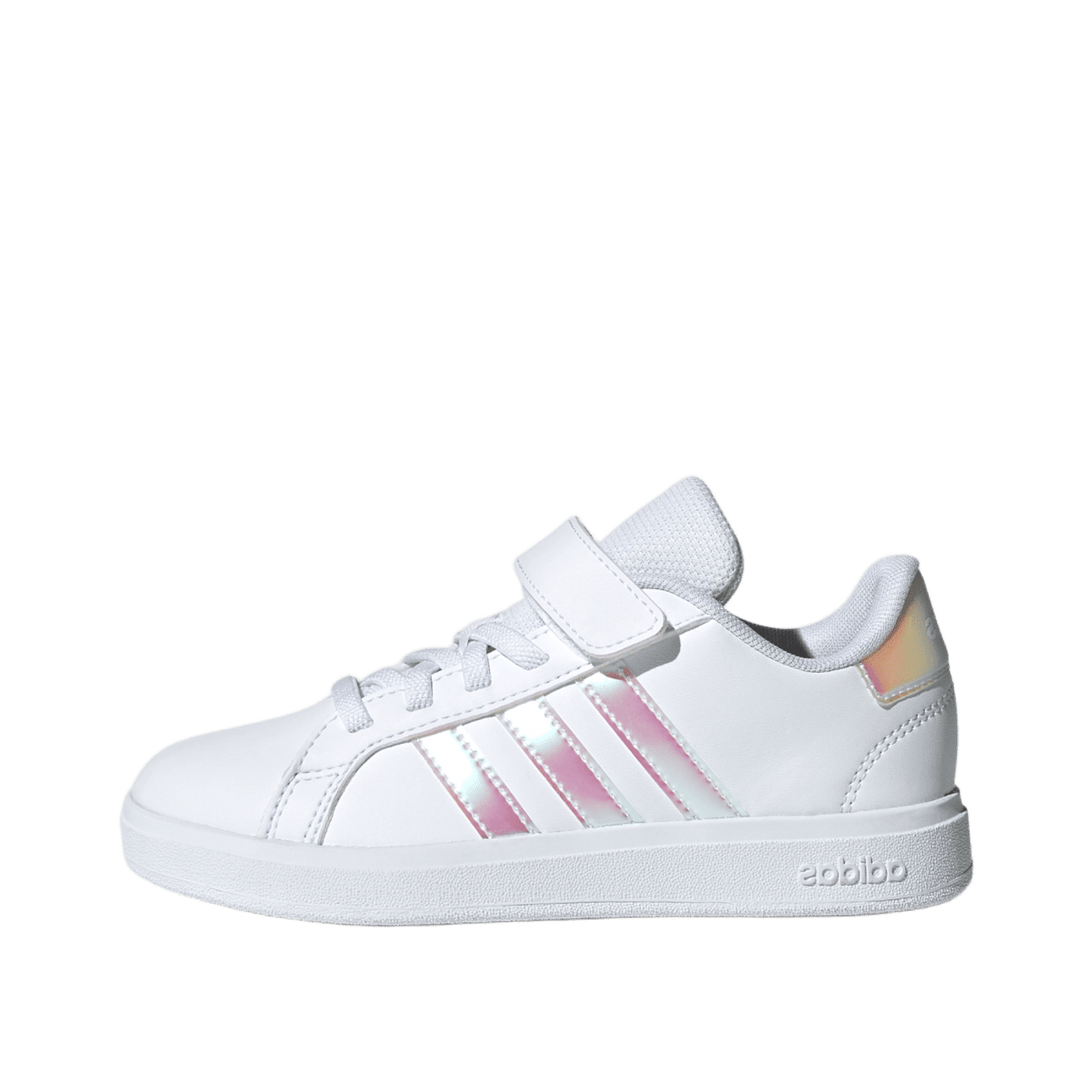 Adidas Grand Court 2.0 Kids "Cloud White / Iridescent / Cloud White" | IE3851