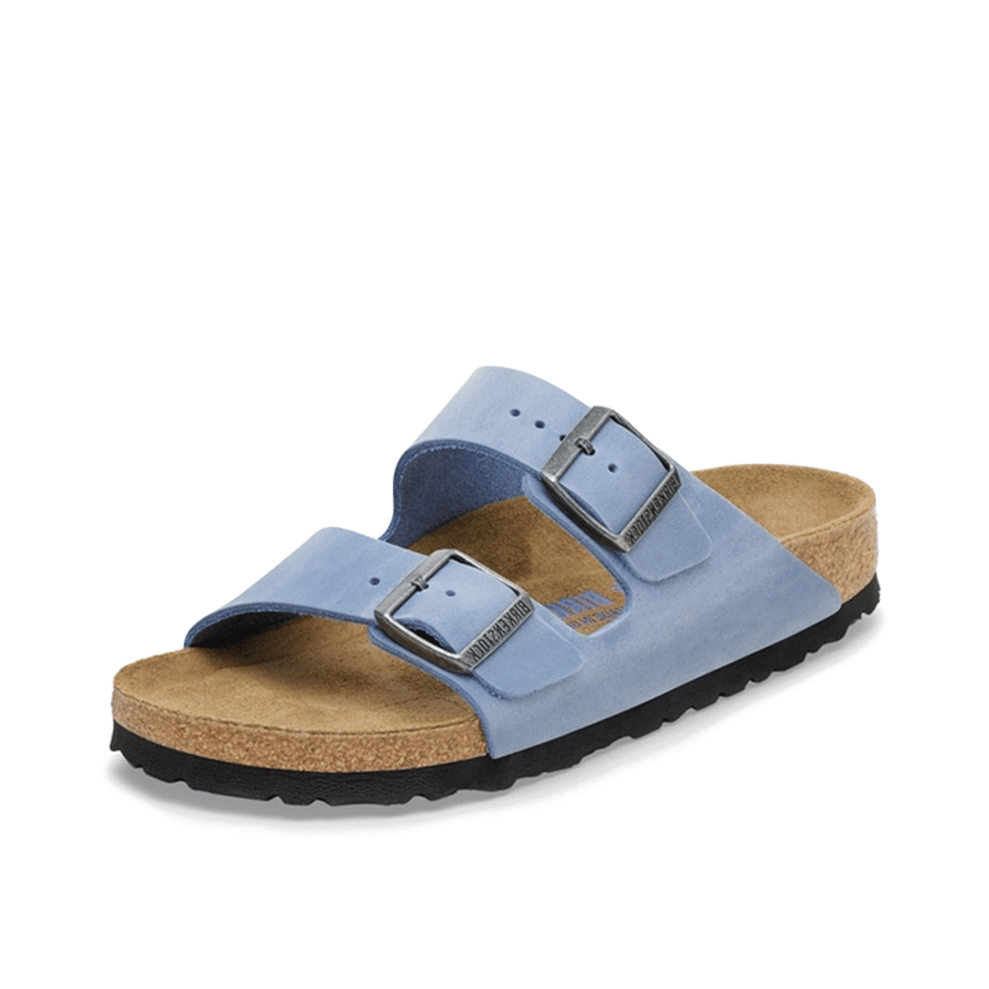 Birkenstock Arizona Soft Footbed Natural Oiled Leather Narrow "Blue" | 1030864