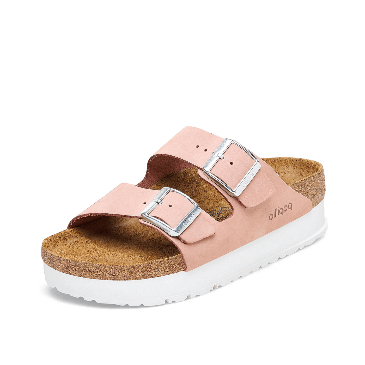 Birkenstock Arizona PAP Flex Platform Nubuck Leather Narrow Fit "Pink" | 1026894
