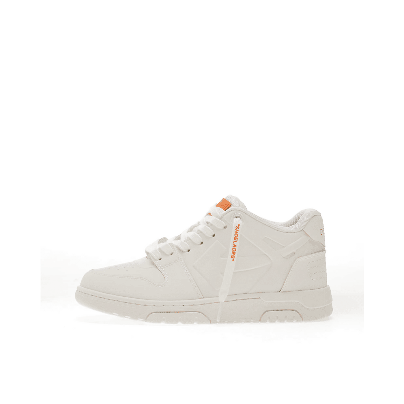 Off-White Out Of Office Molded "White/Orange" | OWIA259S26MAT0010120