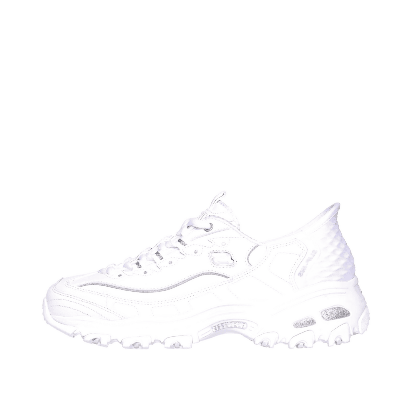 Skechers D'Lites "White/Silver" | 150031WSL