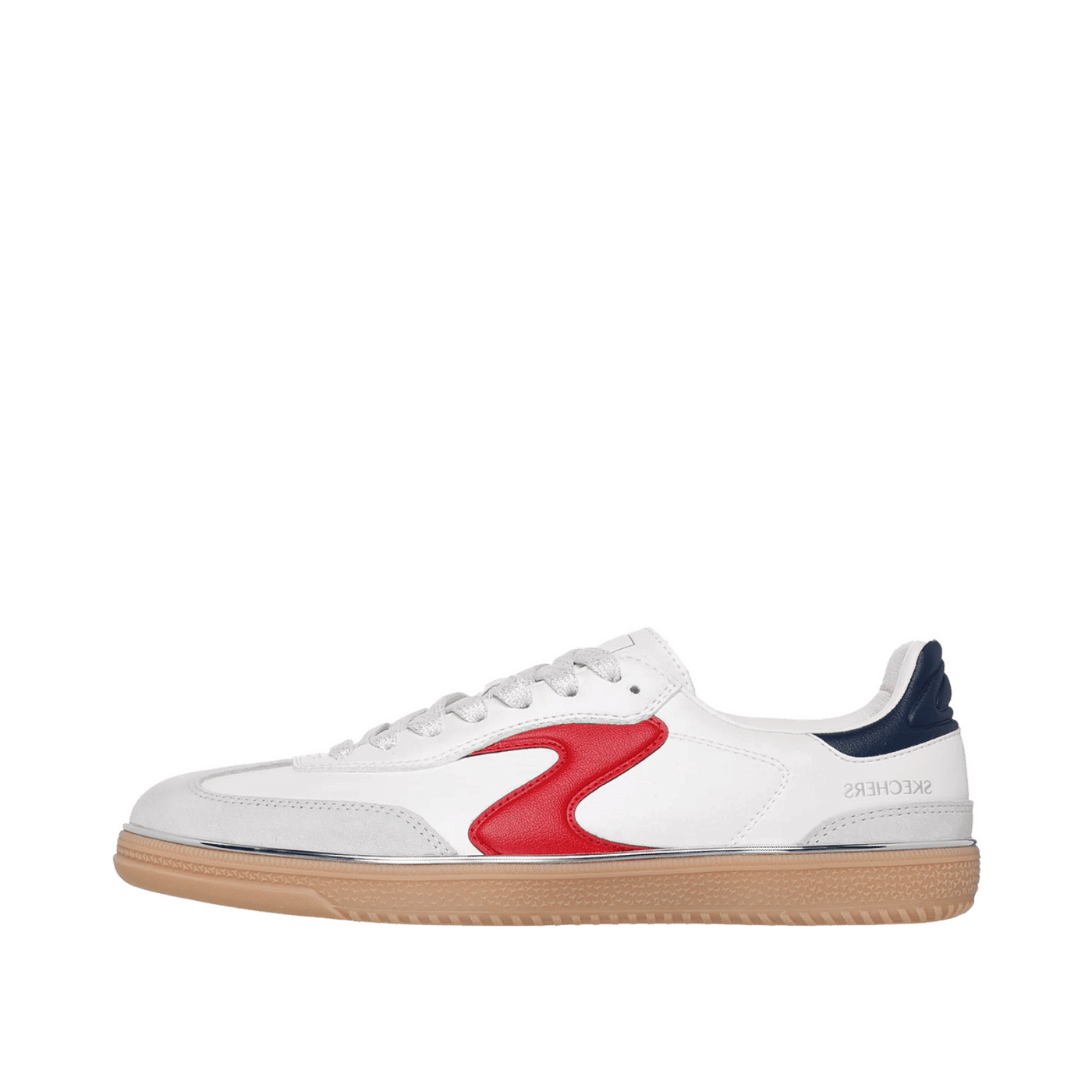 Skechers Hotshot - Living Luxe "White/Navy" | 185405WNVR