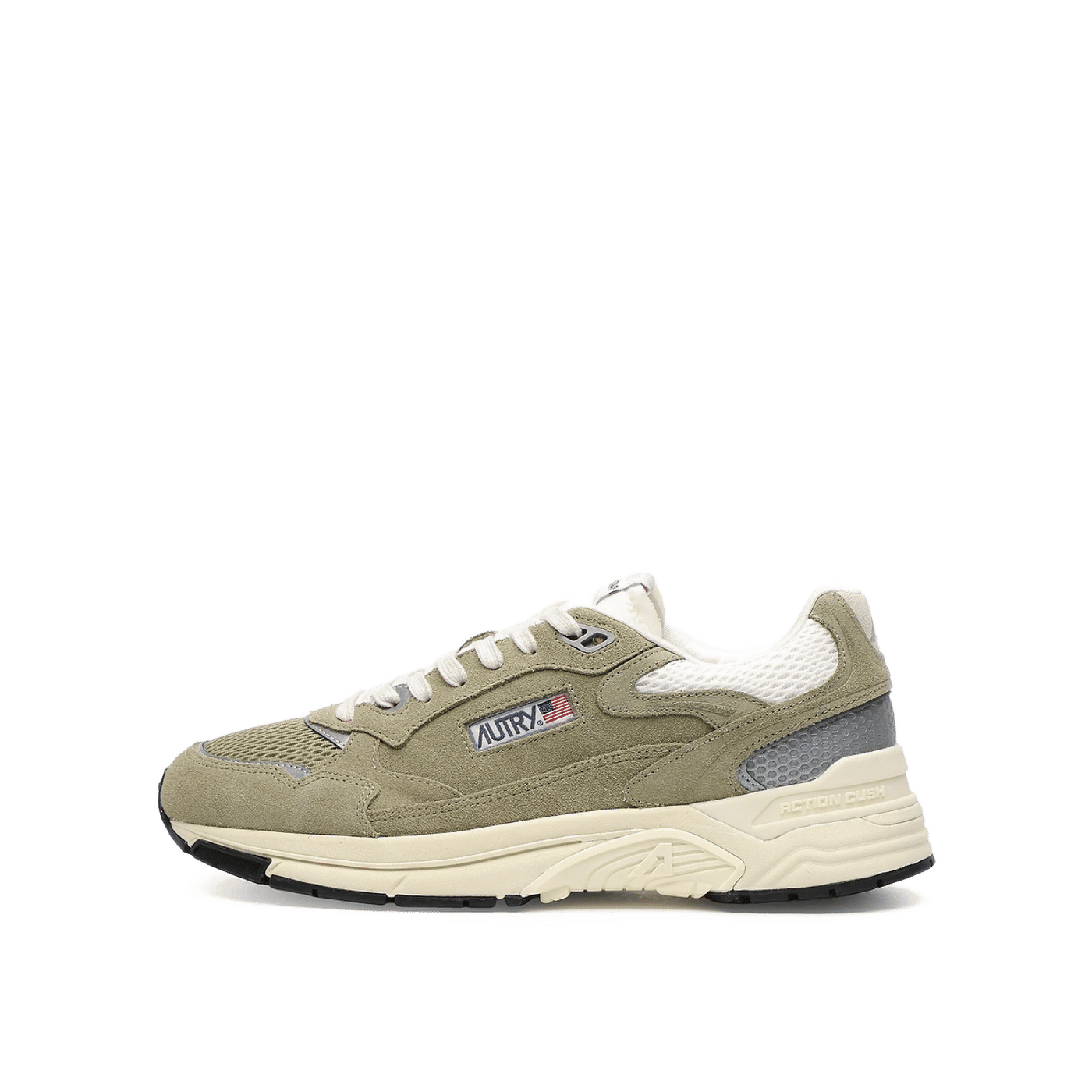 Autry Hyperway Low "Gray Green / Silver" | HYLMUM14