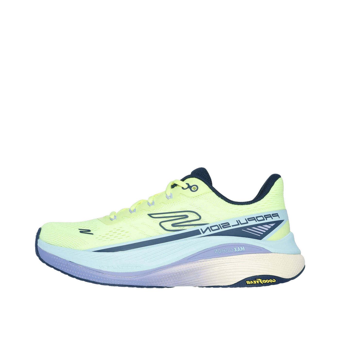 Skechers Max Cushioning Propulsion CM "Lime/Navy" | 128901LMNV