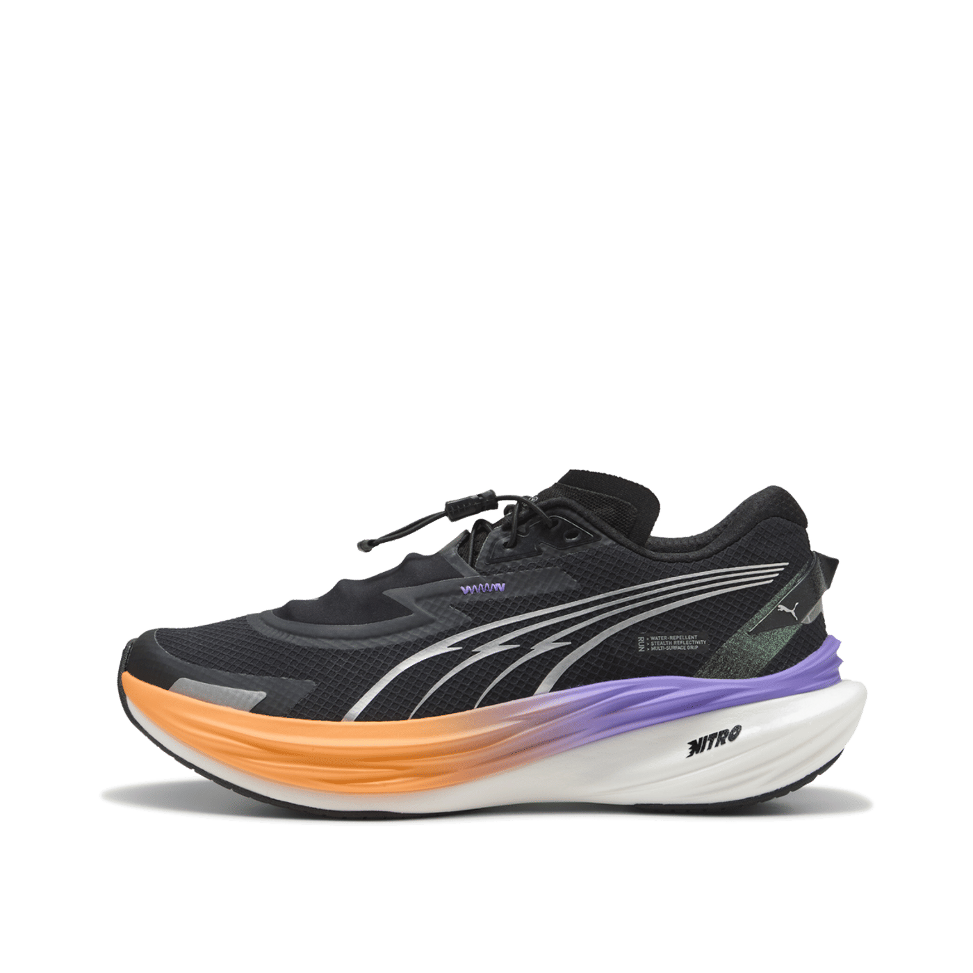 Puma Wmns Deviate Nitro 3 Winterized "Black Dark Amethyst" | 310081-02