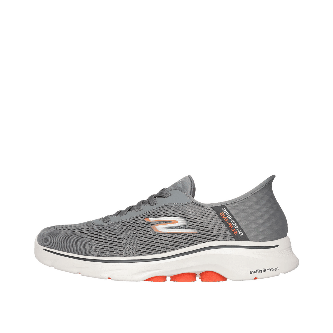 Skechers GO WALK 7 - Free Hand 2 "Gray/Orange" | 216648GYOR