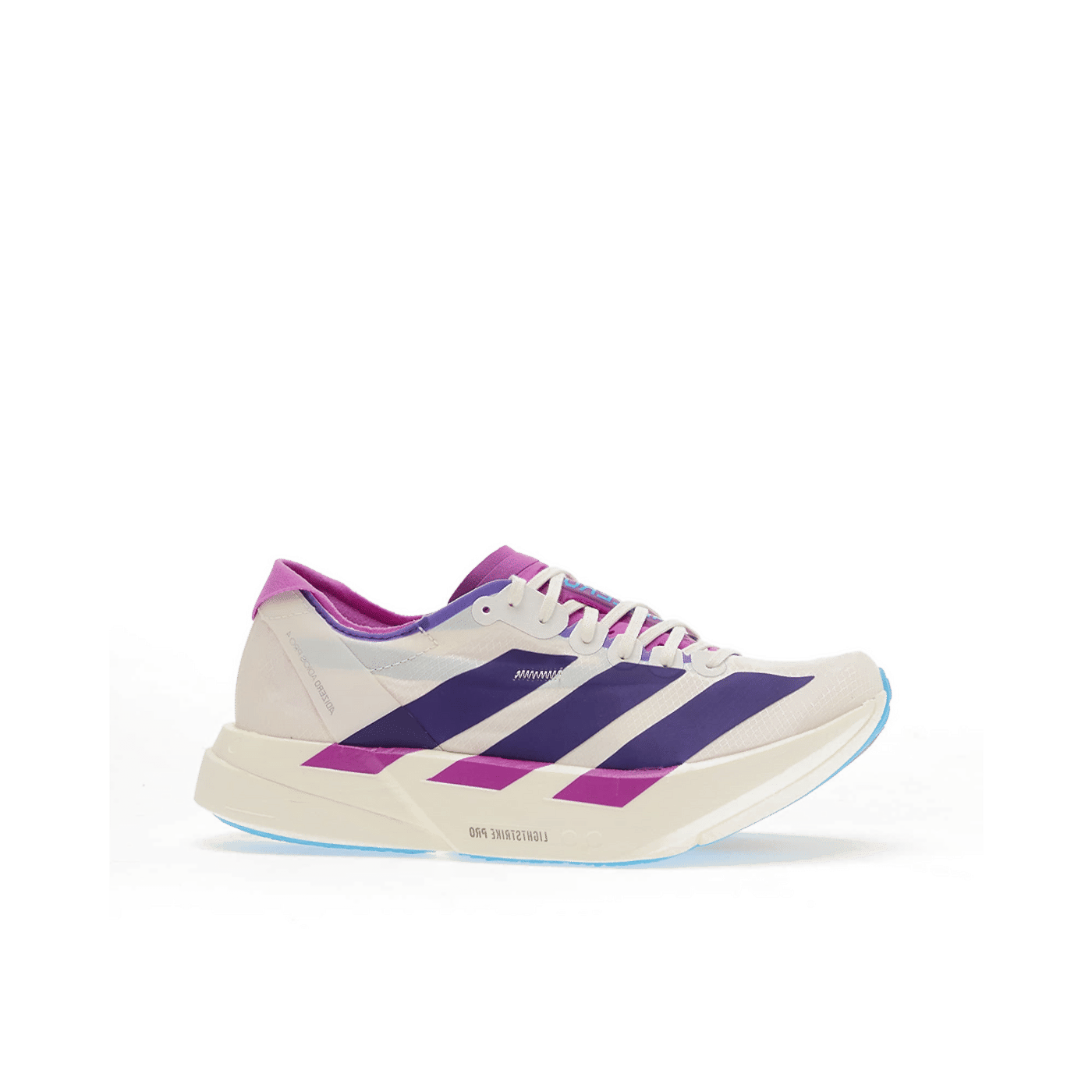 Adidas Adizero Adios Pro 4 W "Core White/Collegiate Purple/Semi Blue Burst" | JP6397