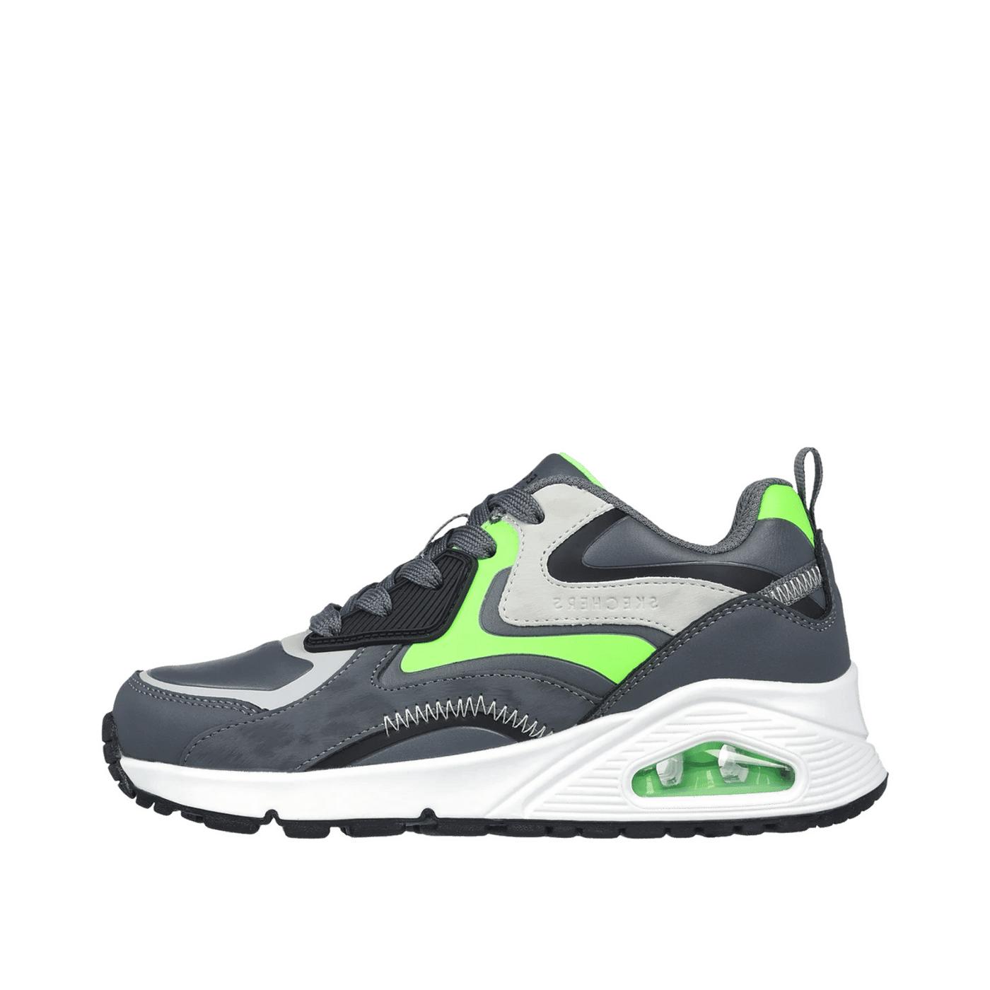 Skechers UNO Gen1 - Color Surge "Charcoal/Lime" | 403647LCCLM