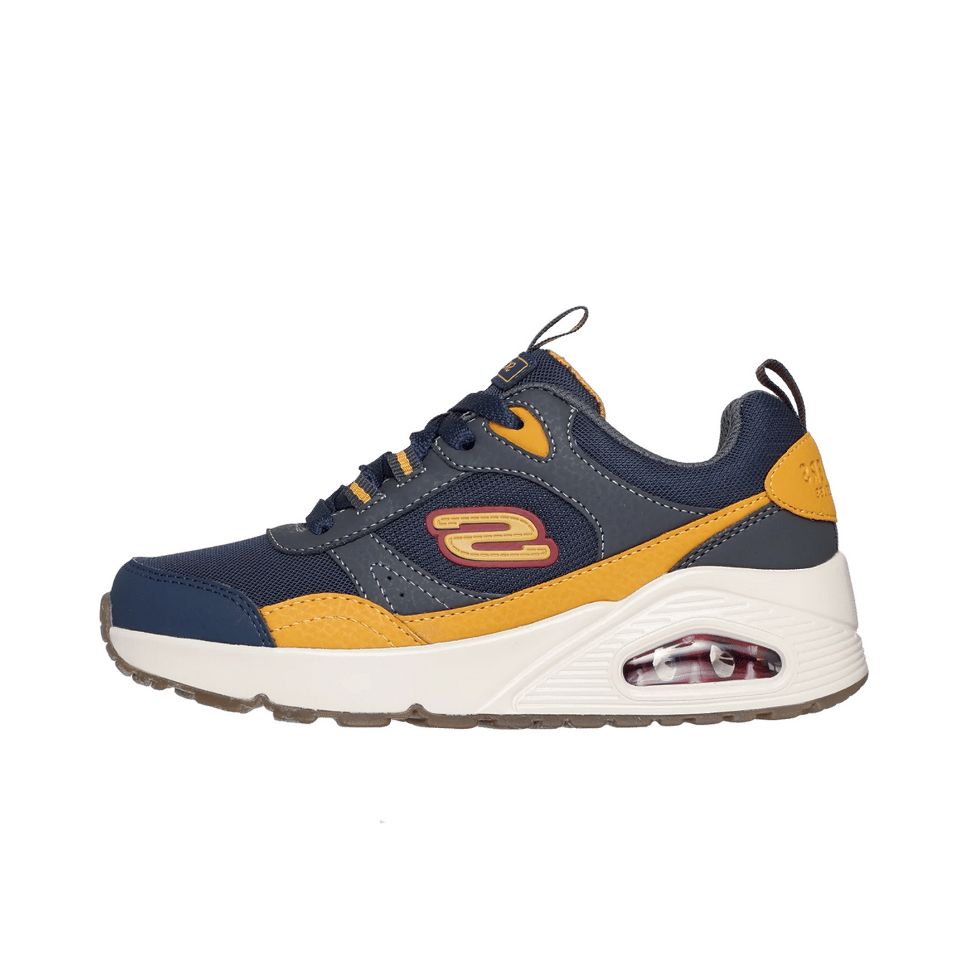 Skechers UNO - Retro-Groove "Navy/Yellow" | 403659LNVYL