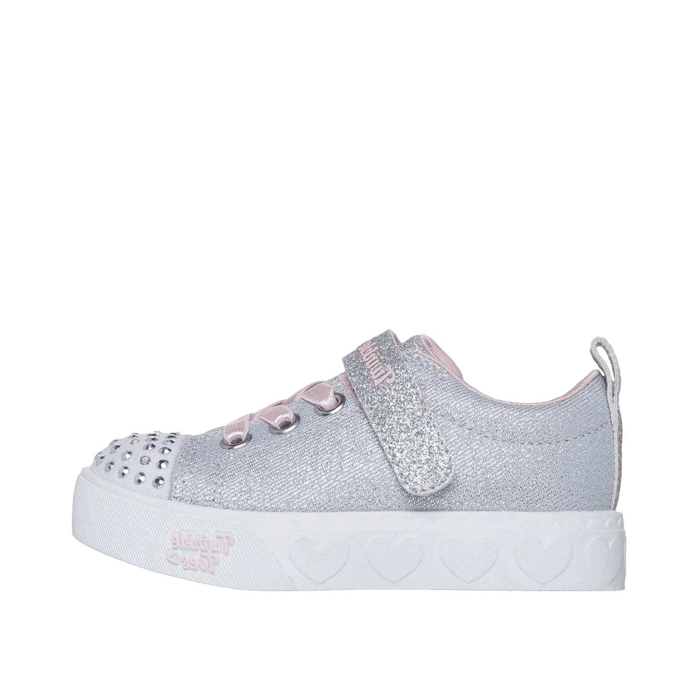 Skechers Twinkle Toes Heart Steps "Grey/Pink" | 314620NGYPK