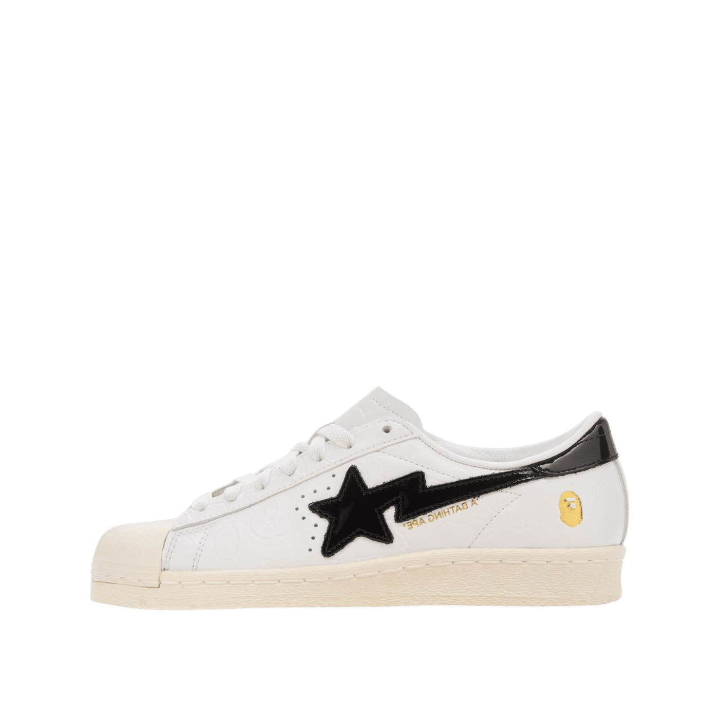 BAPE x adidas Superstar Vintage 'White Black' | Men's Size 14
