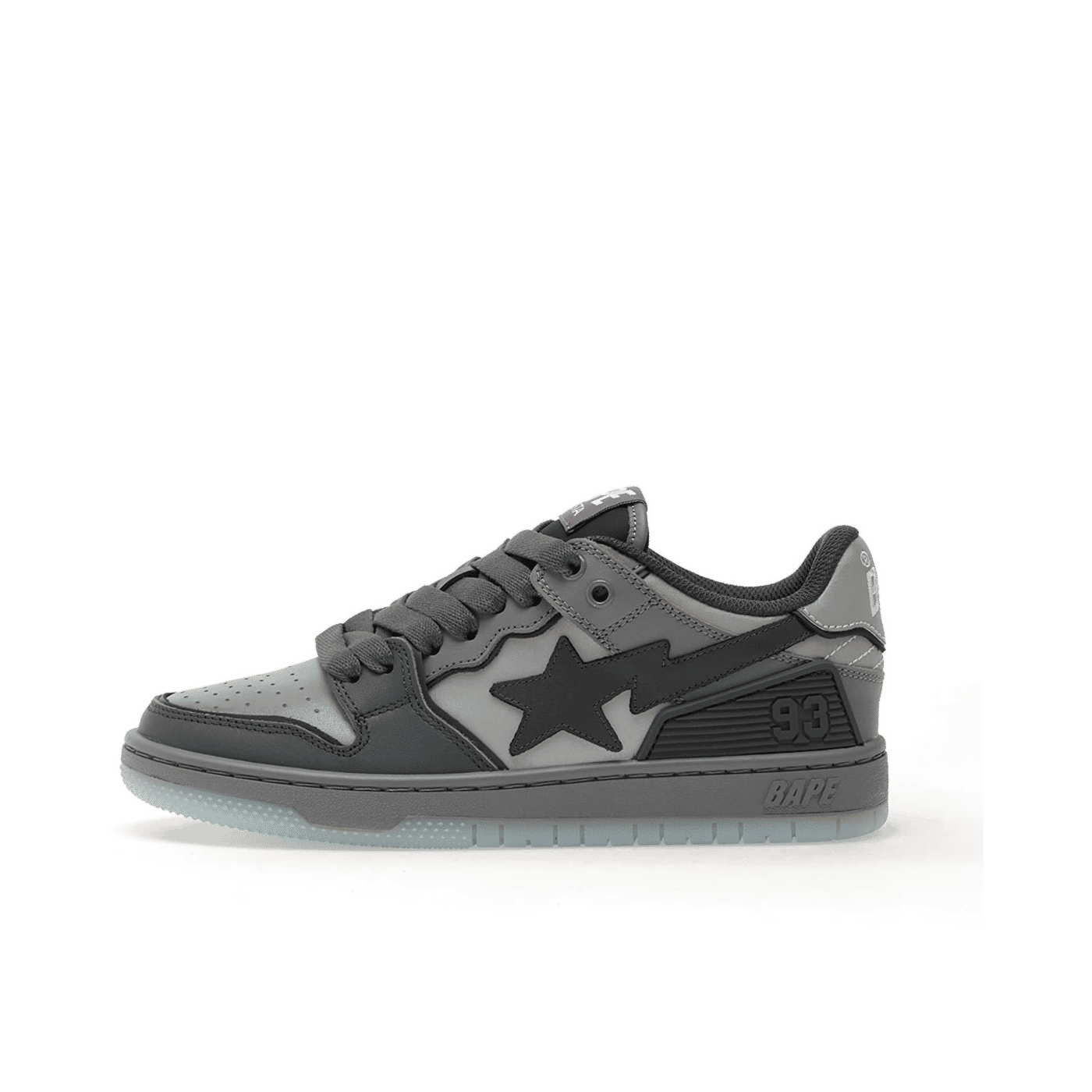 A Bathing Ape Bape Sk8 Sta 5 L "Gray" | 001FWK802314LGRA