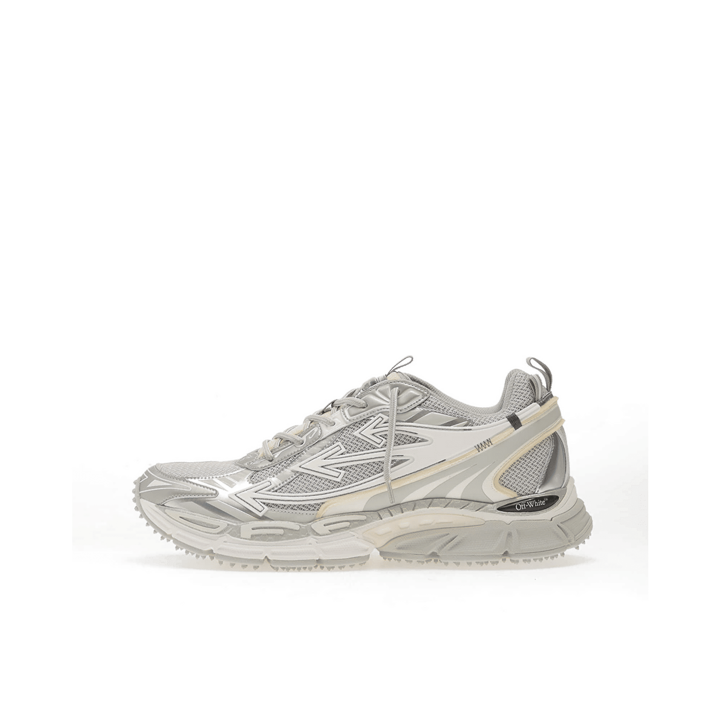 Off-White OW Be Right Back Mesh "Grey/Silver" | OMIA295C99FAB0010972