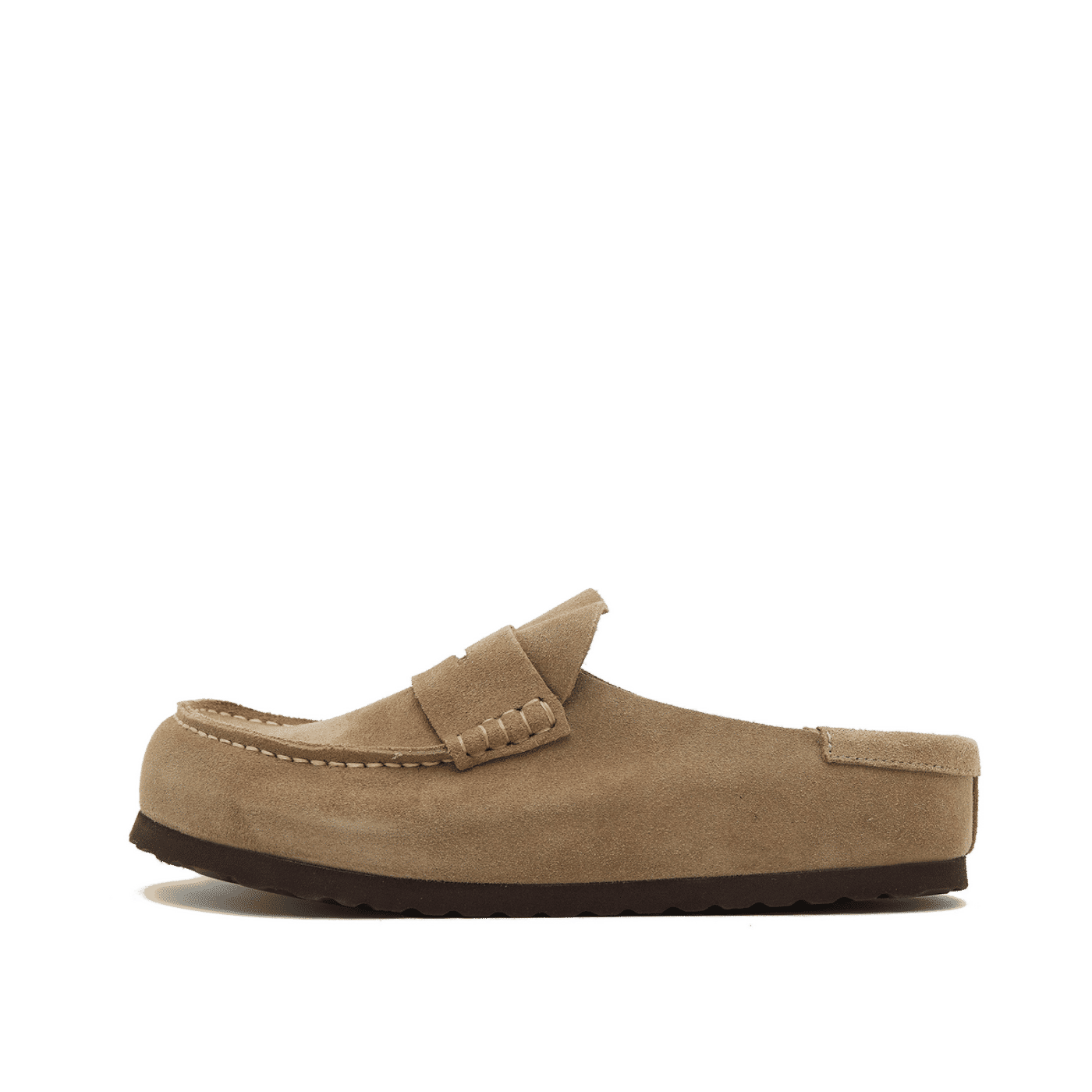 Birkenstock Naples Wrapped "Taupe" Slide | 1029675